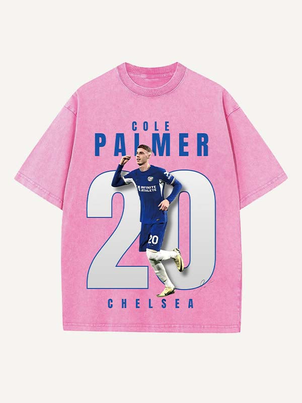 Cole Palmer Print Round Neck T-shirt