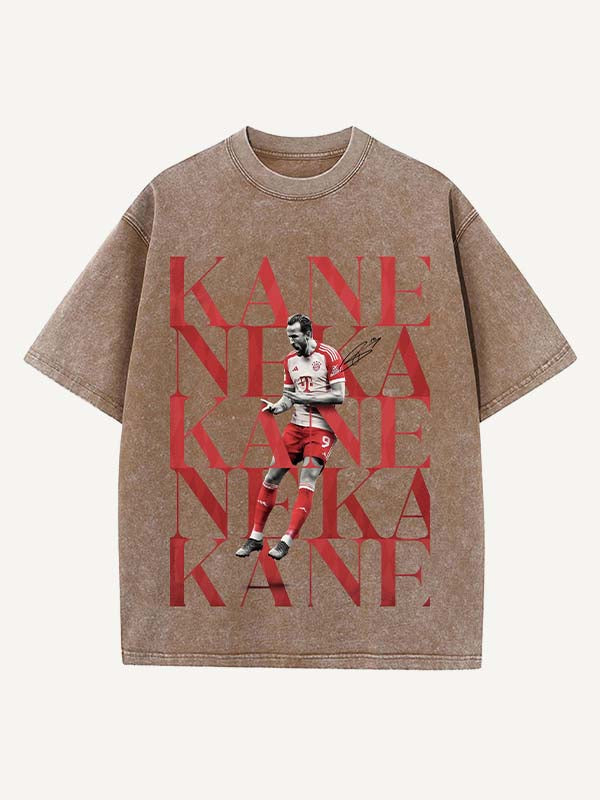Harry Kane Print Round Neck T-shirt