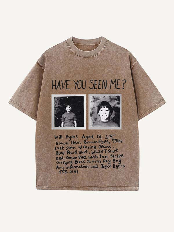 Stranger Things Print Round Neck T-shirt