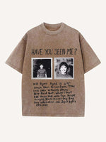 Stranger Things Print Round Neck T-shirt