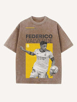Federico Valverde Print Round Neck T-shirt