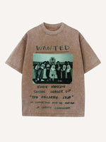 Stranger Things Print Round Neck T-shirt