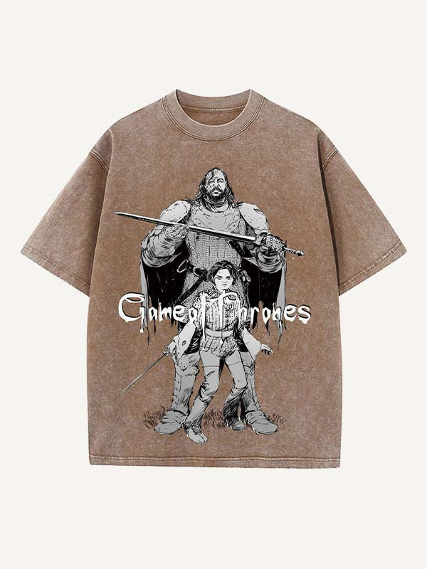 Game of Thrones Print Round Neck T-shirt