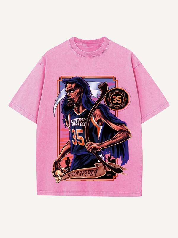 Kevin Durant Print Round Neck T-shirt