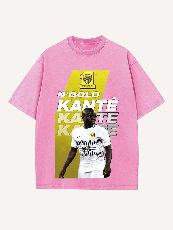N'Golo Kanté Print Round Neck T-shirt