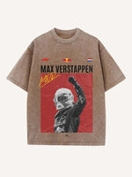 Max Verstappen Print Round Neck T-shirt