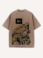 Breaking Bad Print Round Neck T-shirt