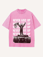 Sergio Perez Print Round Neck T-shirt