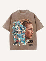 Kevin De Bruyne Print Round Neck T-shirt