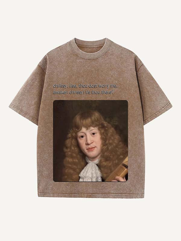 Stranger Things Print Round Neck T-shirt