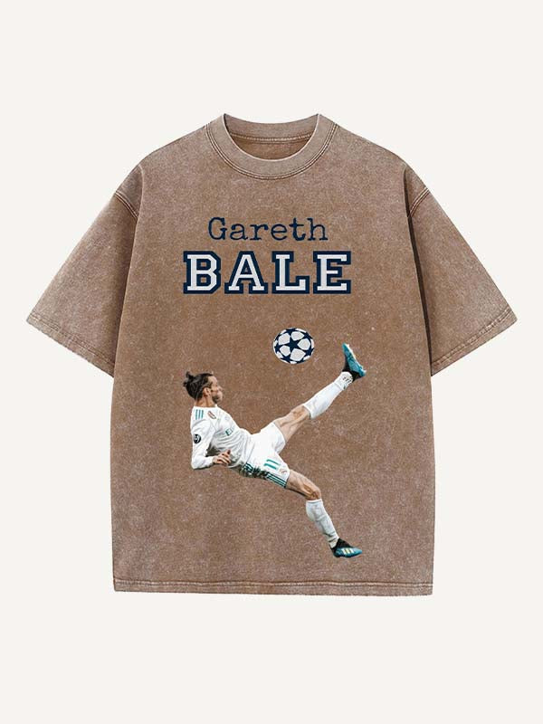 Gareth Bale Print Round Neck T-shirt