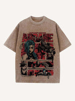 Arcane Print Round Neck T-shirt