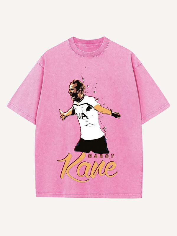 Harry Kane Print Round Neck T-shirt