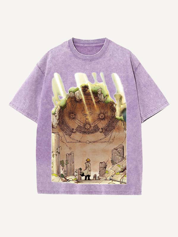 Fullmetal Alchemist Print Round Neck T-shirt