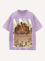 Fullmetal Alchemist Print Round Neck T-shirt