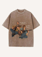 The Last of Us Print Round Neck T-shirt
