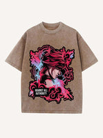 Arcane Print Round Neck T-shirt