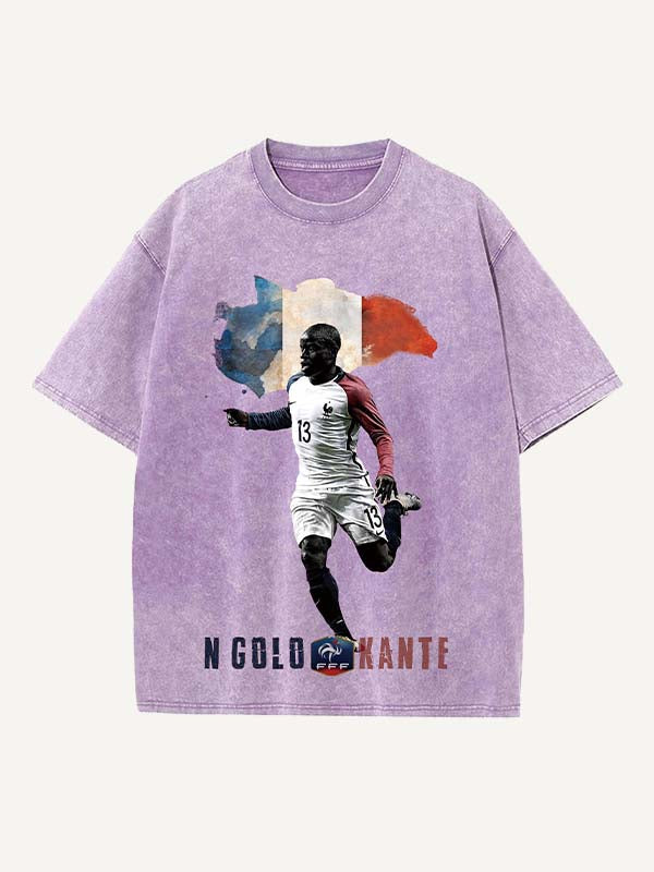 N'Golo Kanté Print Round Neck T-shirt