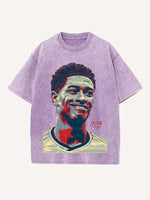 Jude Bellingham Print Round Neck T-shirt
