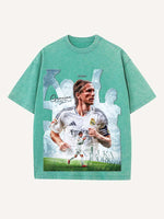 Paulo Dybala Print Round Neck T-shirt
