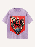 Fullmetal Alchemist Print Round Neck T-shirt