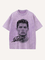 Cristiano Ronaldo Print Round Neck T-shirt