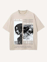 Attack on Titan Print Round Neck T-shirt