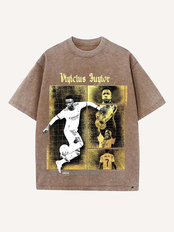 Vinícius Júnior Print Round Neck T-shirt