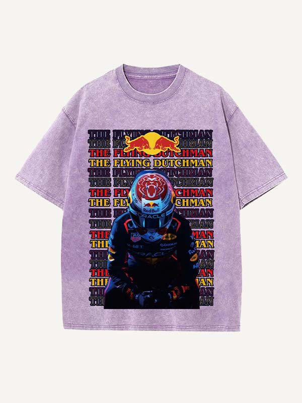 Max Verstappen Print Round Neck T-shirt