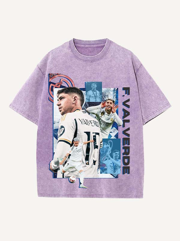 Federico Valverde Print Round Neck T-shirt