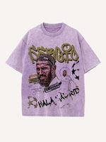 Sergio Ramos Print Round Neck T-shirt