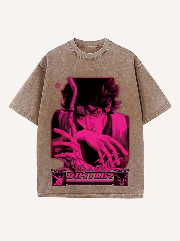 Arcane Print Round Neck T-shirt