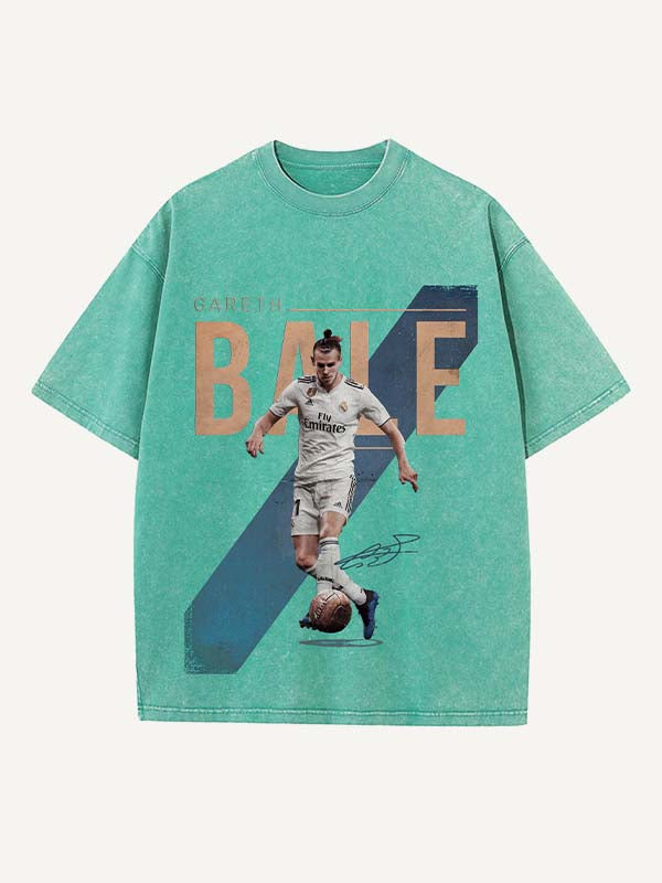 Gareth Bale Print Round Neck T-shirt