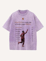 Mohamed Salah Print Round Neck T-shirt