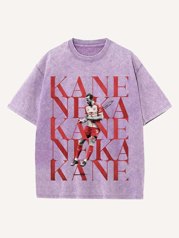 Harry Kane Print Round Neck T-shirt
