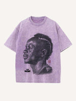 Sadio Mané Print Round Neck T-shirt