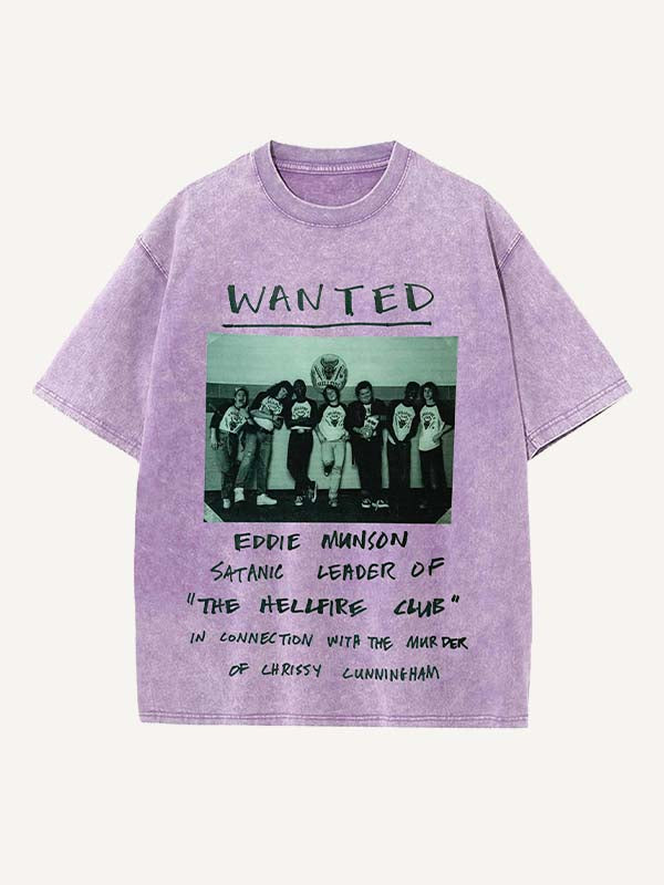 Stranger Things Print Round Neck T-shirt