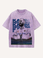 Karim Benzema Print Round Neck T-shirt