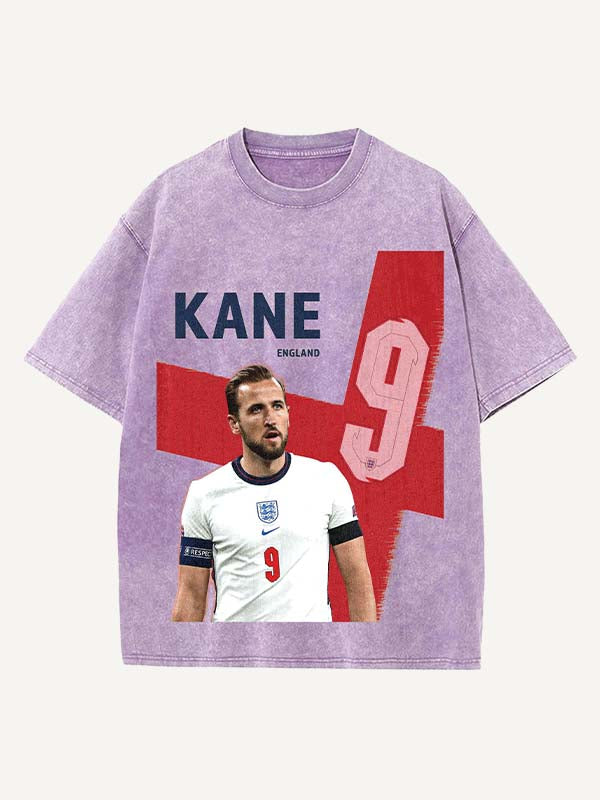 Harry Kane Print Round Neck T-shirt
