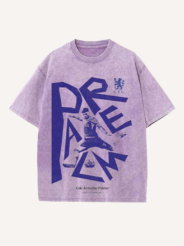 Cole Palmer Print Round Neck T-shirt