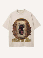 Attack on Titan Print Round Neck T-shirt