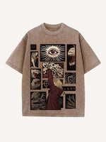 Fullmetal Alchemist Print Round Neck T-shirt