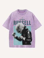 George Russell Print Round Neck T-shirt