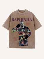 Raphinha Print Round Neck T-shirt