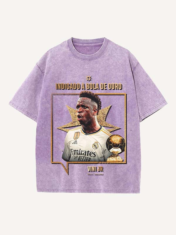 Vinícius Júnior Print Round Neck T-shirt
