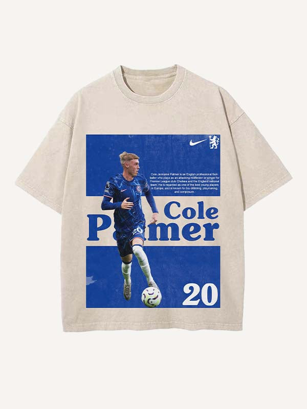 Cole Palmer Print Round Neck T-shirt