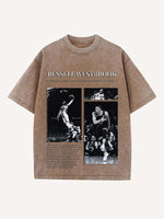 Russell Westbrook Print Round Neck T-shirt