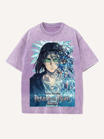 Attack on Titan Print Round Neck T-shirt