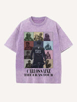 Carlos Sainz Print Round Neck T-shirt