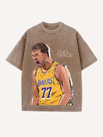 Luka Dončić Print Round Neck T-shirt
